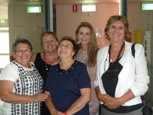 Joy Reid, Liz & Merle McEntyre, Debbie Barwick and Julie Janson at Mandurah HIBC